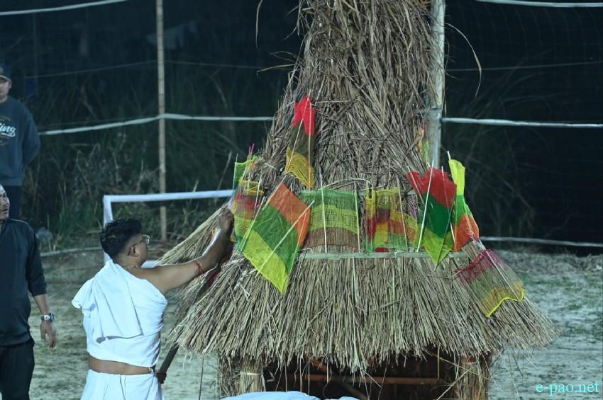 Yaoshang Mei Thaba :  Prayers to God and burning of Yaoshang Hut at Imphal  :: 03rd March 2026