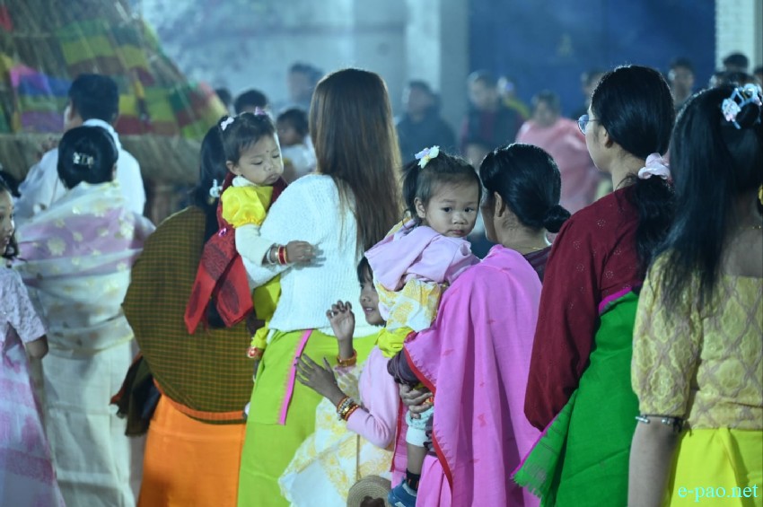 Yaoshang Mei Thaba :  Prayers to God and burning of Yaoshang Hut at Imphal  :: 03rd March 2026