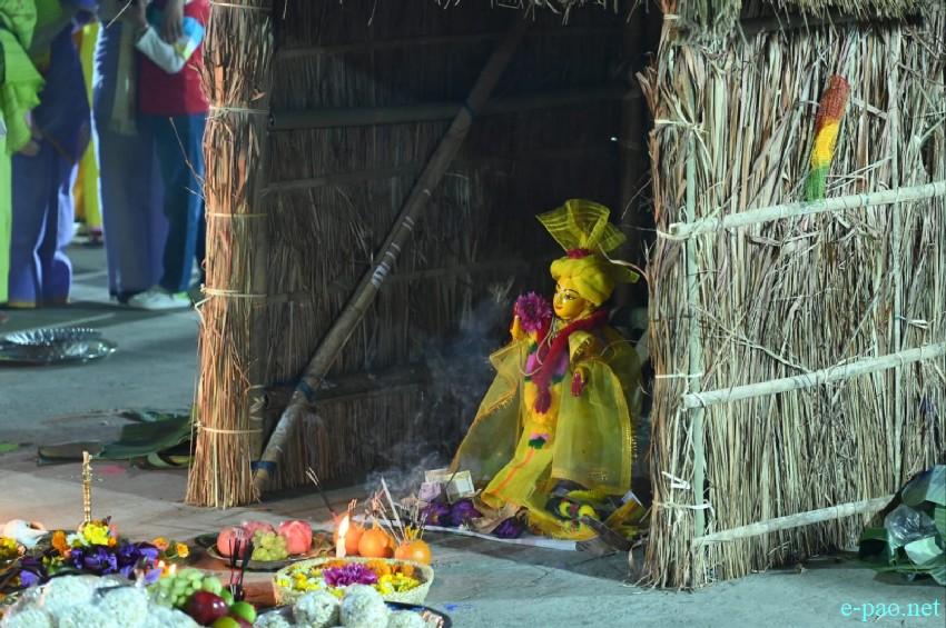 Yaoshang Mei Thaba :  Prayers to God and burning of Yaoshang Hut at Imphal  :: 03rd March 2026