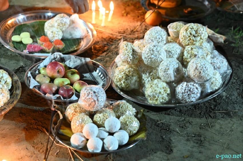 Yaoshang Mei Thaba :  Prayers to God and burning of Yaoshang Hut at Imphal  :: 03rd March 2026