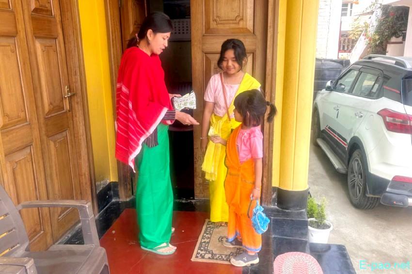 Yaoshang : Nakatheng Chatpa - Kids attired in traditional Yaoshang Dress at  Kakwa :: March 04th 2026