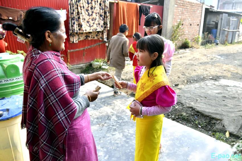 Yaoshang : Nakatheng Chatpa - Kids attired in traditional Yaoshang Dress at  Kakwa :: March 04th 2026
