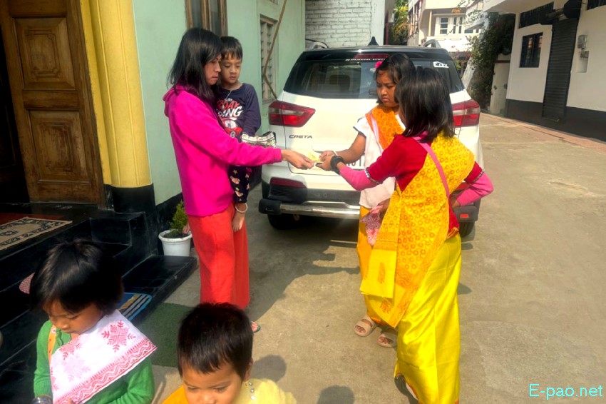 Yaoshang : Nakatheng Chatpa - Kids attired in traditional Yaoshang Dress at  Kakwa :: March 04th 2026