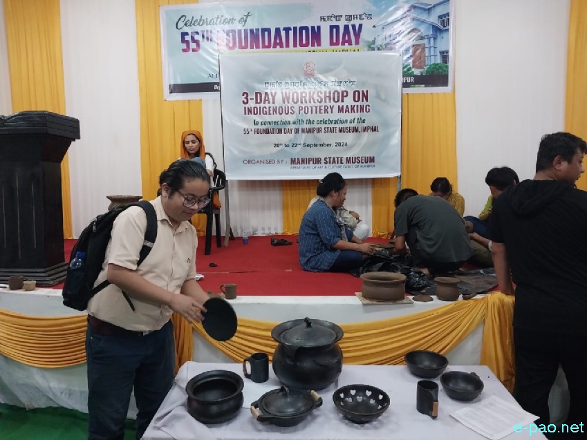 3-Day Workshop on Indigenous Pottery Making at Manipur State Museum, Imphal :: 20th - 22nd September 2024