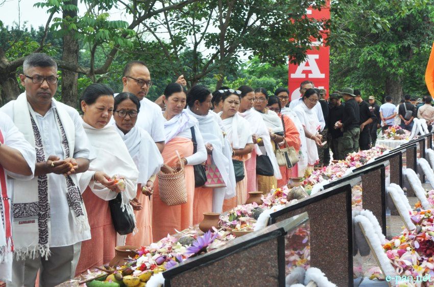 23rd - The Great June Uprising Observation at Kekrupat Martyrs' Memorial complex, Imphal :: June 18 2024