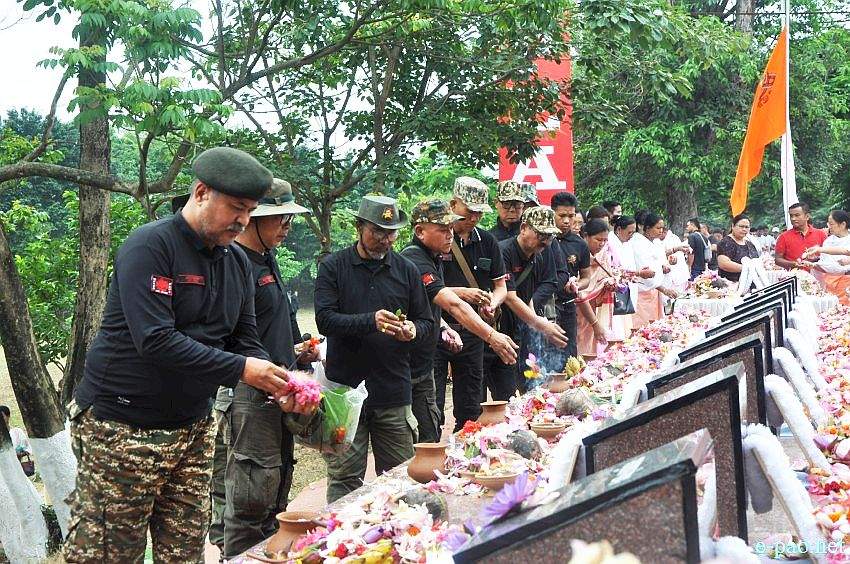 23rd - The Great June Uprising Observation at Kekrupat Martyrs' Memorial complex, Imphal :: June 18 2024