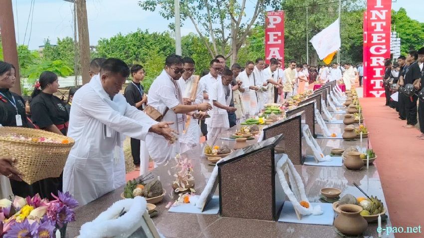 25th - The Great June Uprising Observation at Kekrupat Martyrs' Memorial complex, Imphal :: June 18 2026