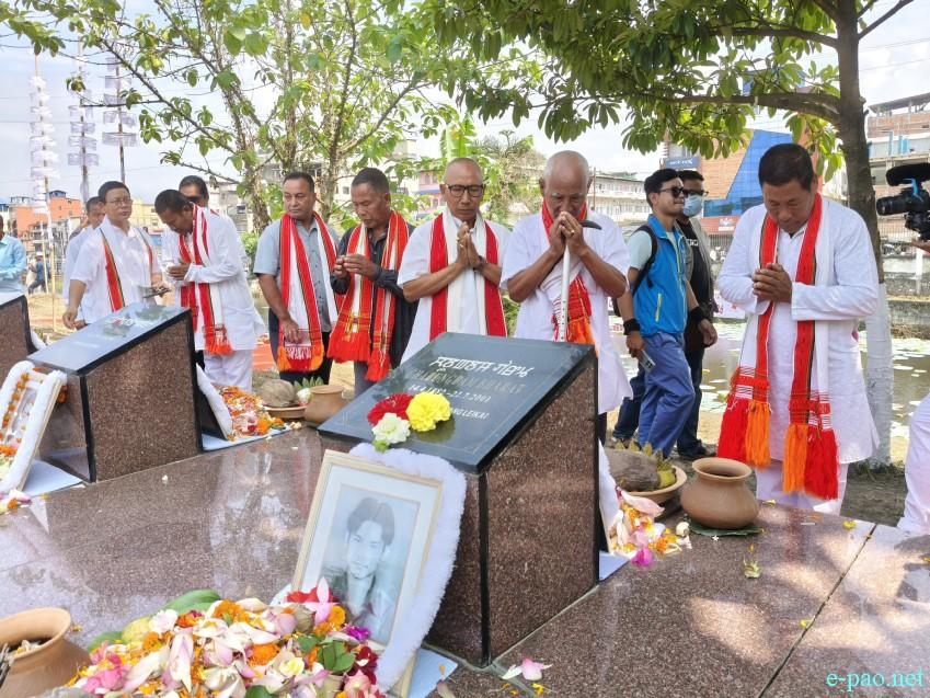 25th - The Great June Uprising Observation at Kekrupat Martyrs' Memorial complex, Imphal :: June 18 2026