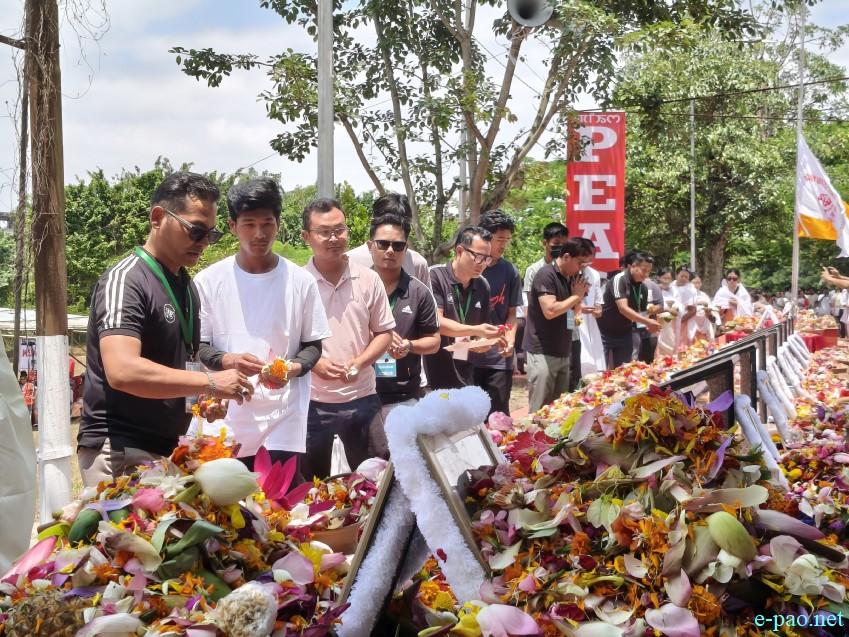 25th - The Great June Uprising Observation at Kekrupat Martyrs' Memorial complex, Imphal :: June 18 2026
