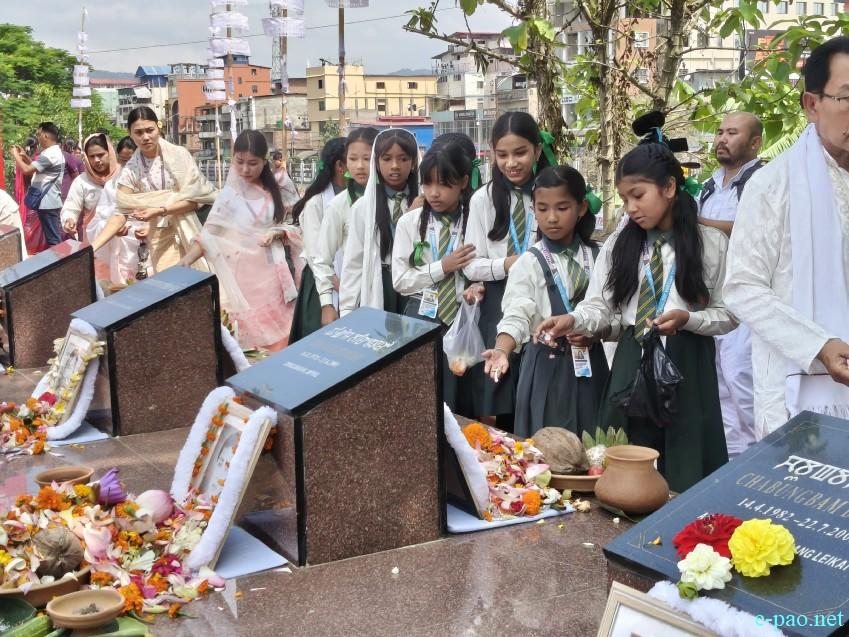 25th - The Great June Uprising Observation at Kekrupat Martyrs' Memorial complex, Imphal :: June 18 2026