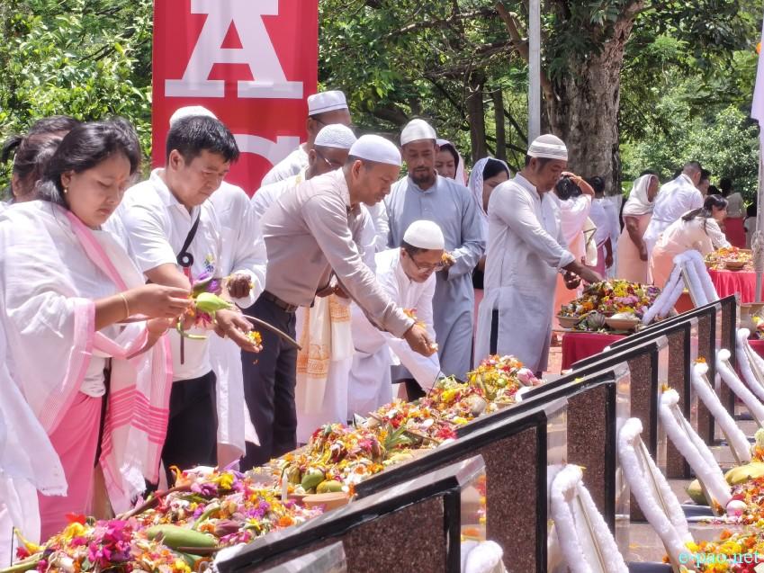 25th - The Great June Uprising Observation at Kekrupat Martyrs' Memorial complex, Imphal :: June 18 2026