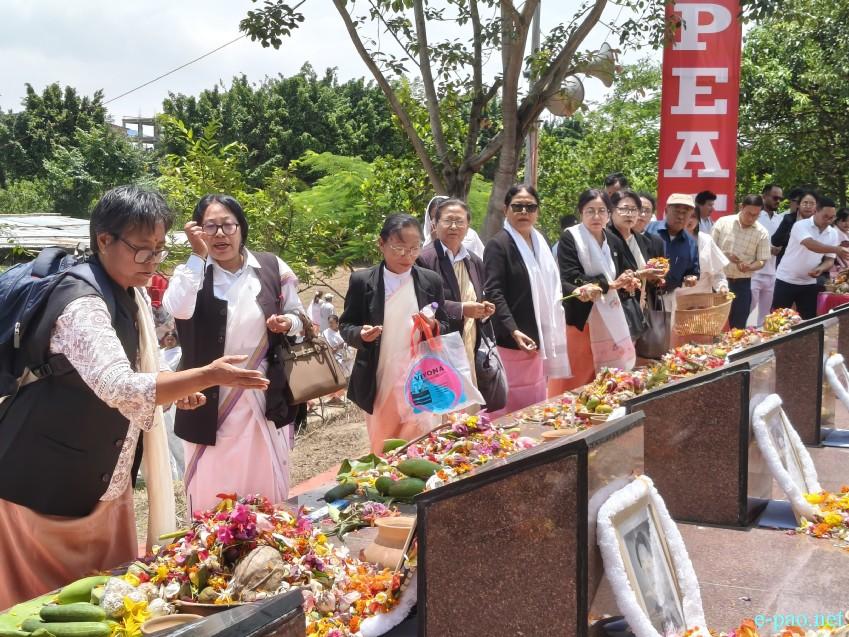 25th - The Great June Uprising Observation at Kekrupat Martyrs' Memorial complex, Imphal :: June 18 2026