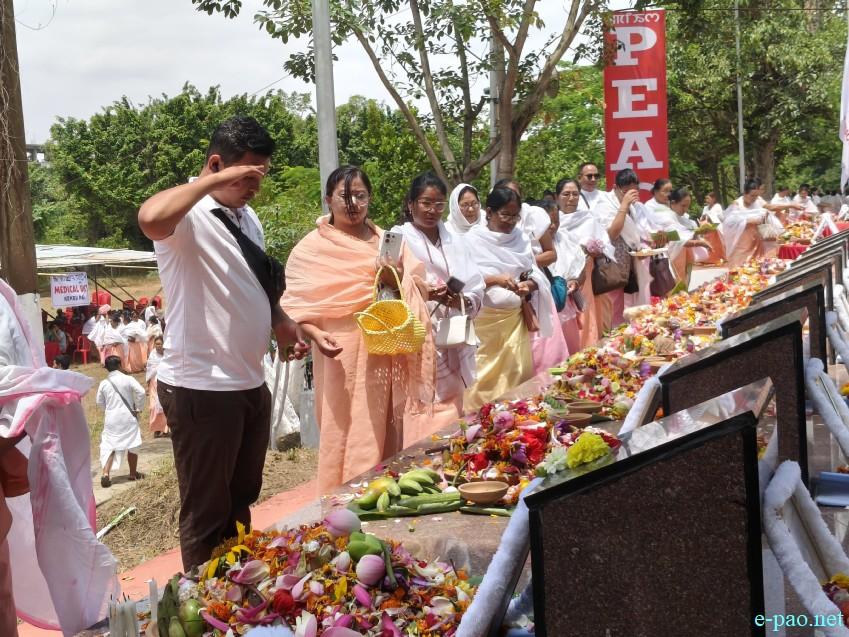 25th - The Great June Uprising Observation at Kekrupat Martyrs' Memorial complex, Imphal :: June 18 2026