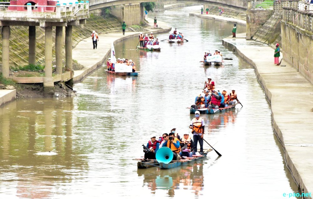  Eikhoigi Puwarini Nambul Turel : Media campaign 'Save Nambul River' on July 02 2020  