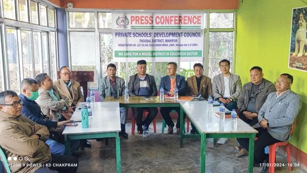 PSDC urges relevant authorities to streamline functioning of schools in Thoubal district