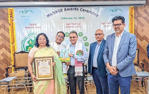 CoA, CAU, Imphal wins 'Best Institutional Film Award'