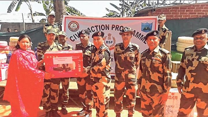 BSF distributes essential items