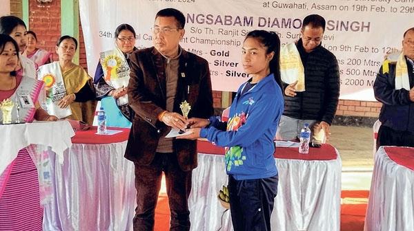 Thaoroijam Youth Progressive Club felicitates medallists