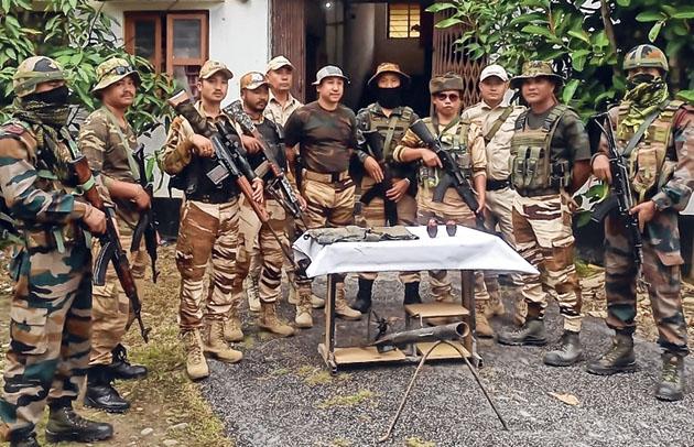 Search ops staged in different parts, arms recovered