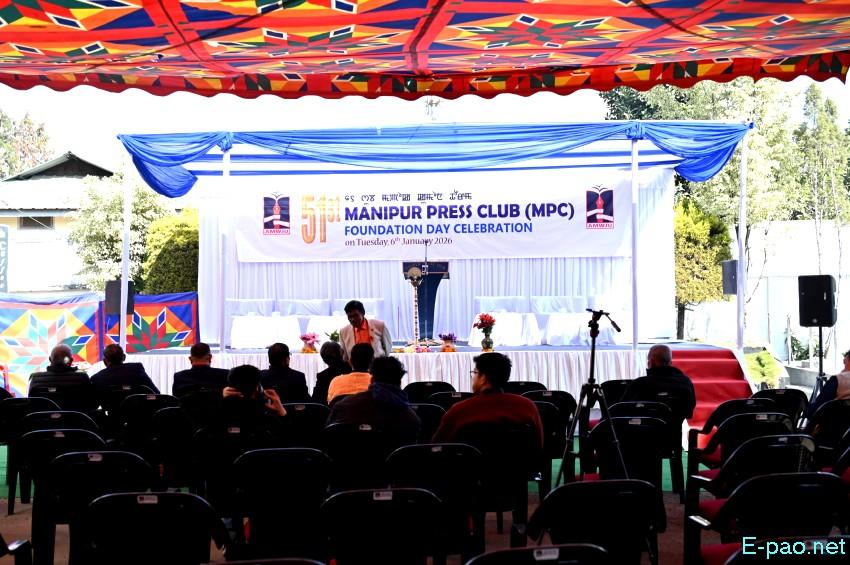 51st Manipur Press Club Foundation Day at Manipur Press Club :: 6th January 2026