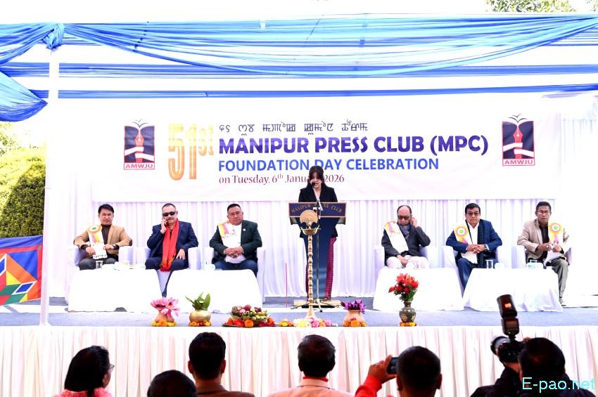 51st Manipur Press Club Foundation Day at Manipur Press Club :: 6th January 2026