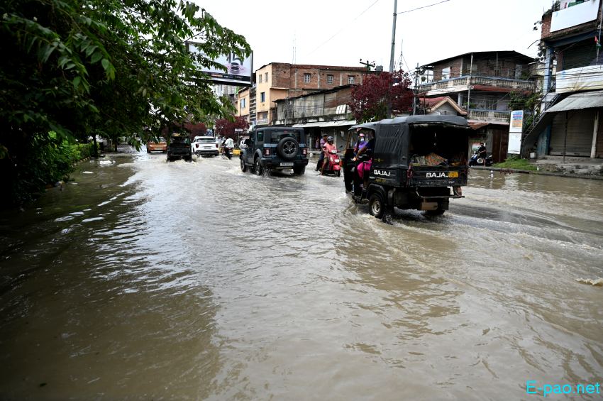 Incessant rain floods Manipur : Most areas in Imphal valley districts have been flooded :: May 29 2024