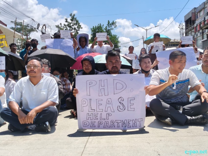 Sit-In-Protest by Research Scholars at DM University :: 07th September 2026
