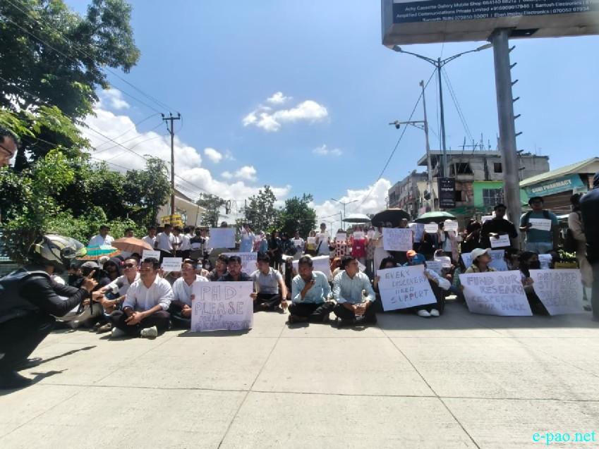 Sit-In-Protest by Research Scholars at DM University :: 07th September 2026