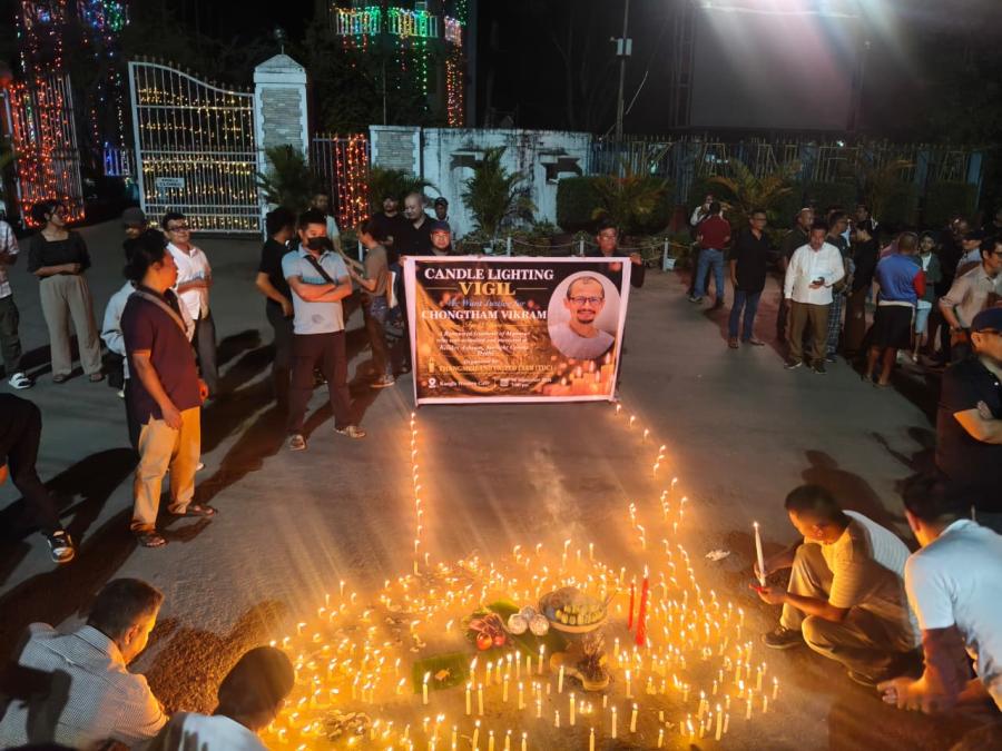 Candle Light Vigil for Chongtham Vikram at Kangla Western Gate, Imphal :: 08th September 2026