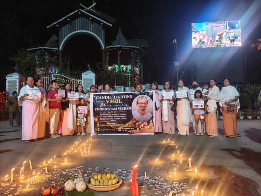 Candle Light Vigil for Chongtham Vikram at Kangla Western Gate, Imphal :: 08th September 2026