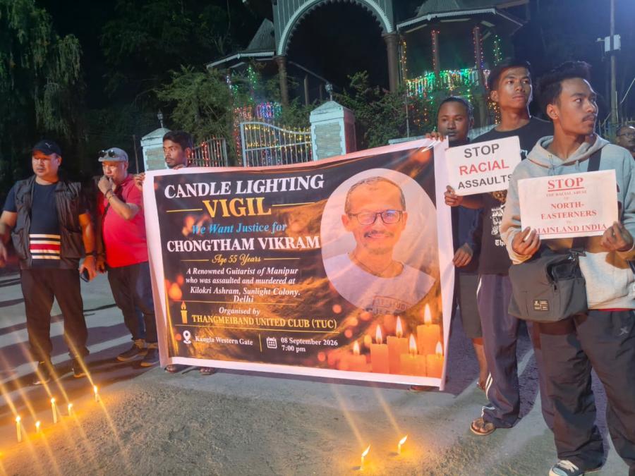 Candle Light Vigil for Chongtham Vikram at Kangla Western Gate, Imphal :: 08th September 2026