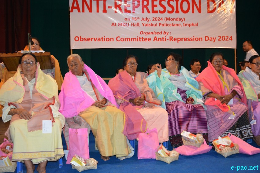 Observance of Anti-repression Day 2024 at MDU Hall, Imphal :: 15th July 2024