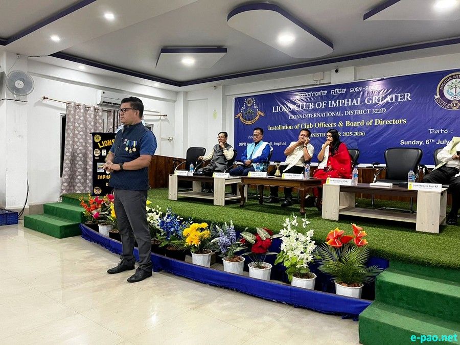 Installation Ceremony of Lions Club of Imphal Greater :: 6th July 2025