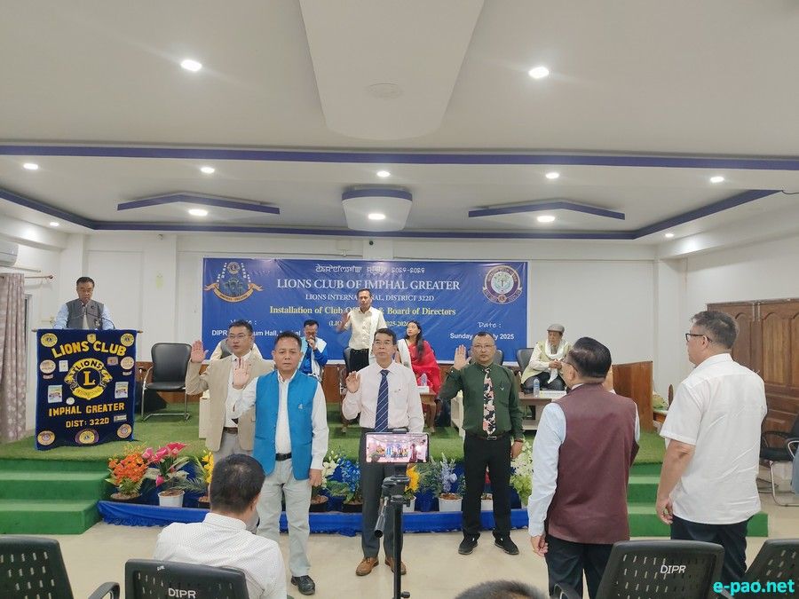 Installation Ceremony of Lions Club of Imphal Greater :: 6th July 2025
