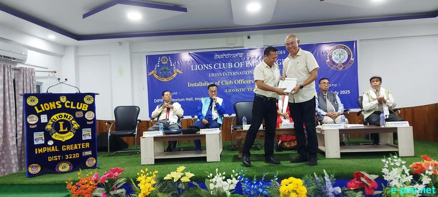 Installation Ceremony of Lions Club of Imphal Greater :: 6th July 2025
