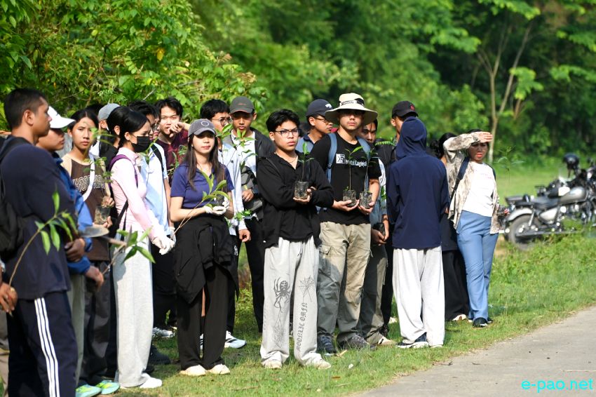 Mass Tree Plantation : World Environment Day at Lamdeng Mamang Leikai :: 5th June 2026