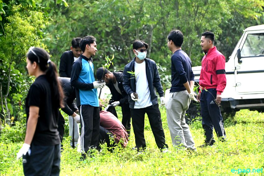 Mass Tree Plantation : World Environment Day at Lamdeng Mamang Leikai :: 5th June 2026