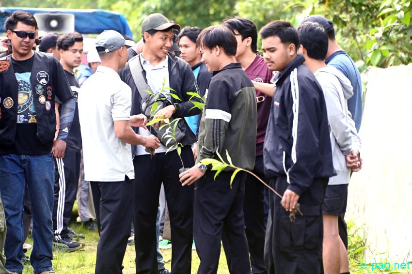 Mass Tree Plantation : World Environment Day at Lamdeng Mamang Leikai :: 5th June 2026