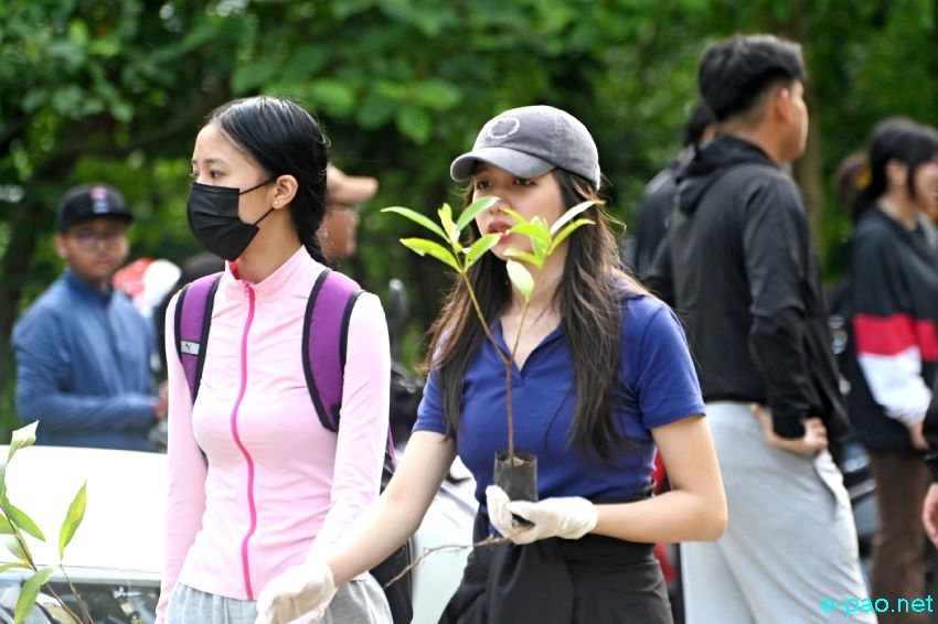 Mass Tree Plantation : World Environment Day at Lamdeng Mamang Leikai :: 5th June 2026