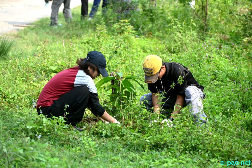 Mass Tree Plantation : World Environment Day at Lamdeng Mamang Leikai :: 5th June 2026