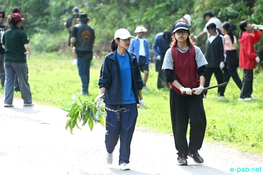 Mass Tree Plantation : World Environment Day at Lamdeng Mamang Leikai :: 5th June 2026