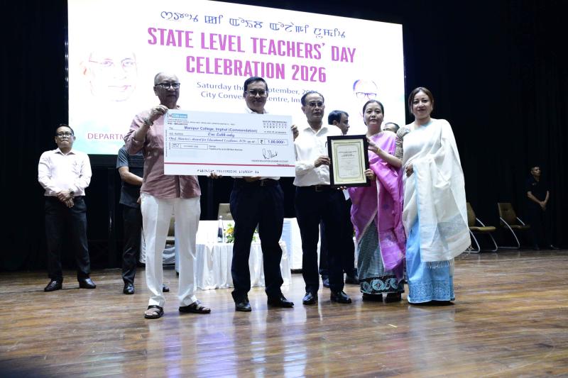 State-Level Teachers' Day Celebration 2026, at City Convention Centre, Palace Compound, Imphal :: September 05 2026