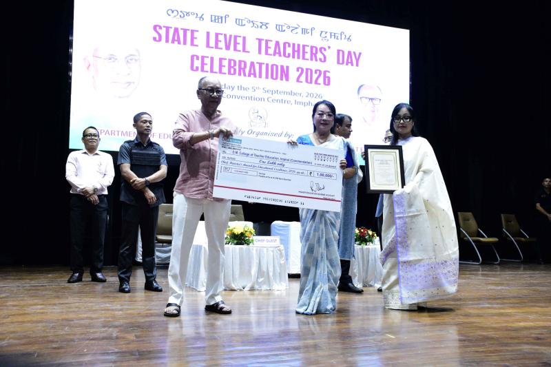 State-Level Teachers' Day Celebration 2026, at City Convention Centre, Palace Compound, Imphal :: September 05 2026