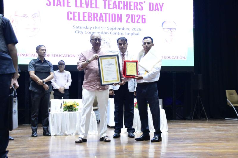 State-Level Teachers' Day Celebration 2026, at City Convention Centre, Palace Compound, Imphal :: September 05 2026