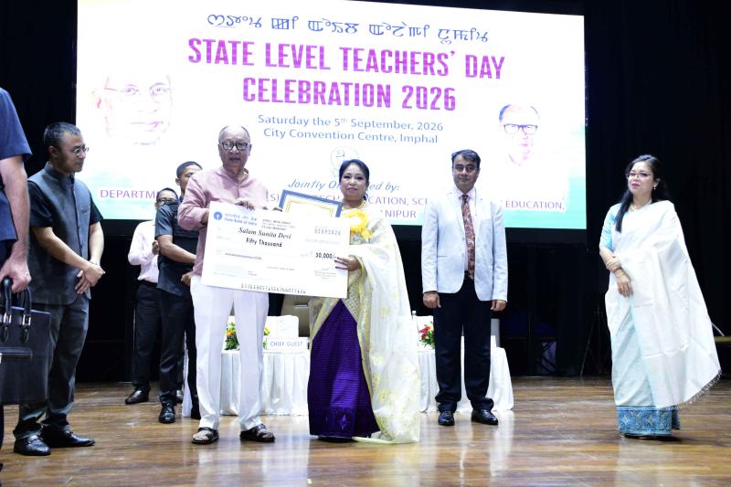 State-Level Teachers' Day Celebration 2026, at City Convention Centre, Palace Compound, Imphal :: September 05 2026