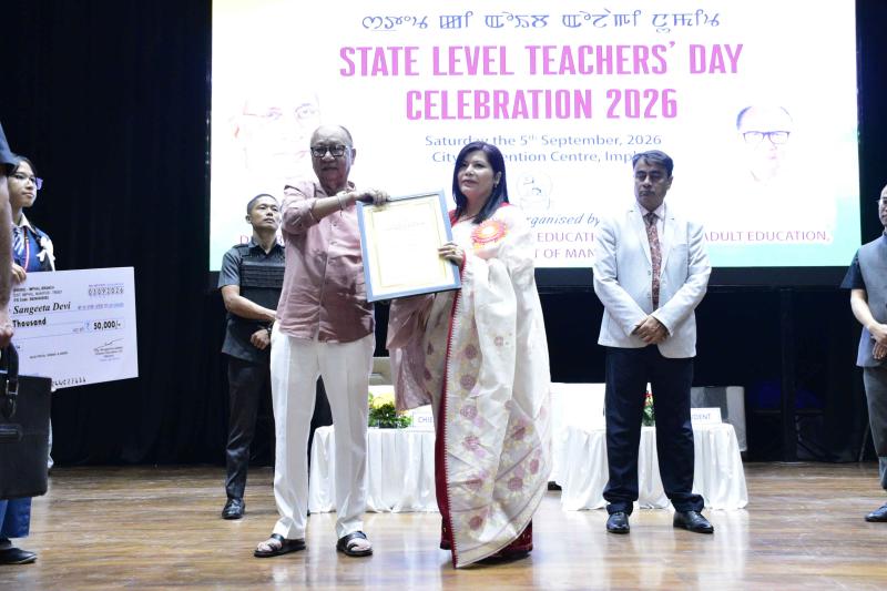 State-Level Teachers' Day Celebration 2026, at City Convention Centre, Palace Compound, Imphal :: September 05 2026