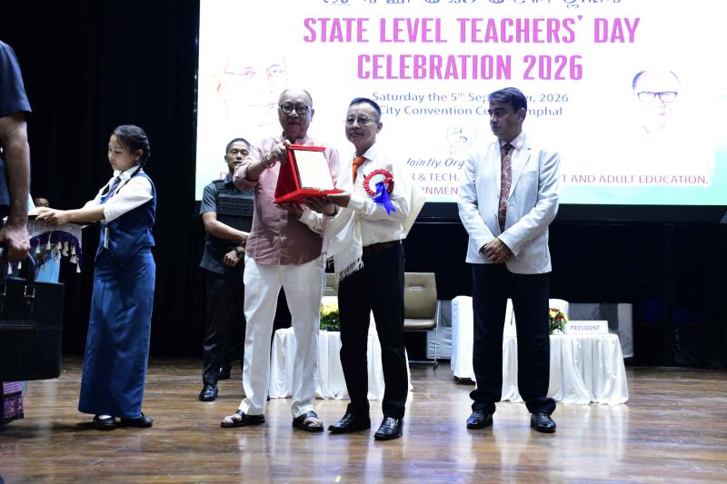State-Level Teachers' Day Celebration 2026, at City Convention Centre, Palace Compound, Imphal :: September 05 2026