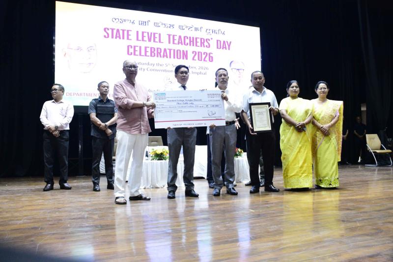 State-Level Teachers' Day Celebration 2026, at City Convention Centre, Palace Compound, Imphal :: September 05 2026