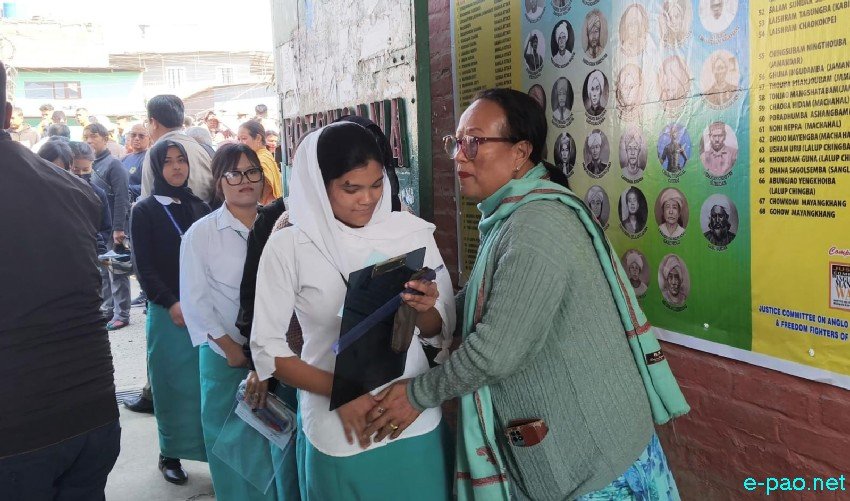 Students appearing for Class XII - Higher Secondary Exam (HSE) at Imphal :: 18th February 2026