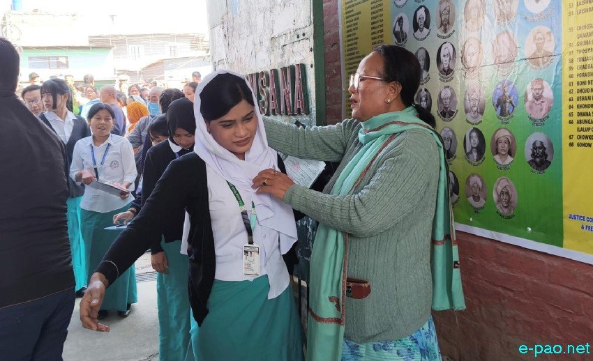 Students appearing for Class XII - Higher Secondary Exam (HSE) at Imphal :: 18th February 2026